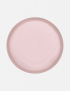 Картинка Рожева тарілка з рівним бортом