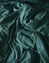 Картинка Темно-зелений комплект постільної білизни полуторний