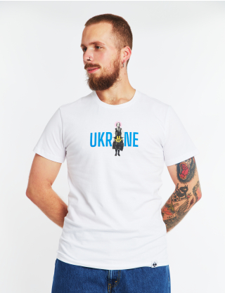 Картинка Біла футболка "UKRAINE"