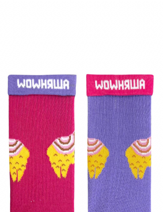 Картинка Фіолетово-рожеві шкарпетки