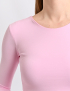 Картинка Базовий лонгслів у світло-рожевому кольорі