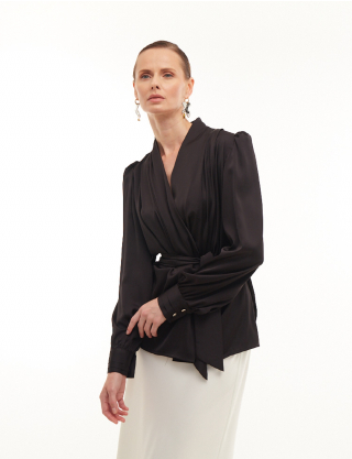 Картинка Блуза ELEGANT чорна 