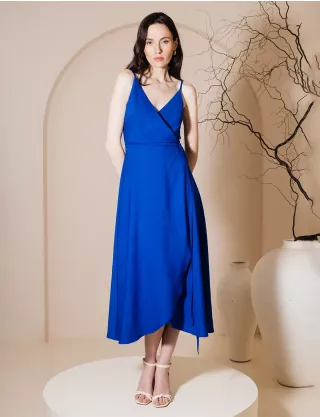 Картинка Сукня міді синя