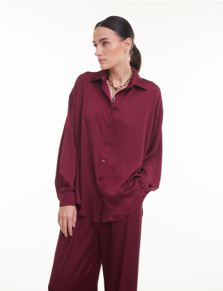 Картинка Сорочка BASIC бордова