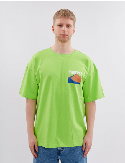 Картинка Футболка світло-зелена з принтом