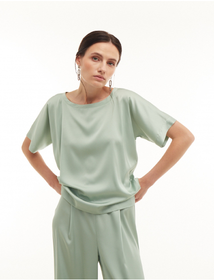 Картинка Футболка BASIC світло-зелена 