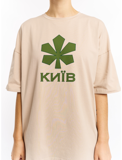 Картинка Бежева футболка "Київ"