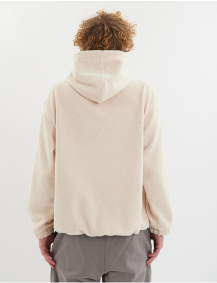 Картинка Бежевий пухнастий худі