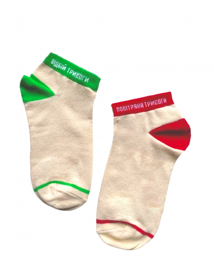 Картинка Шкарпетки жіночі "Тривога"