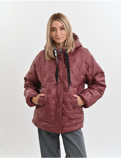 Картинка Бордова куртка