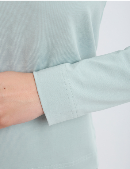 Картинка Лонгслів світло-зелений