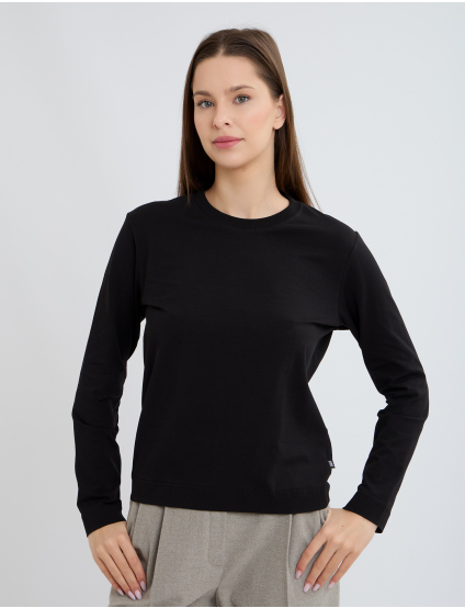 Картинка Лонгслів чорний