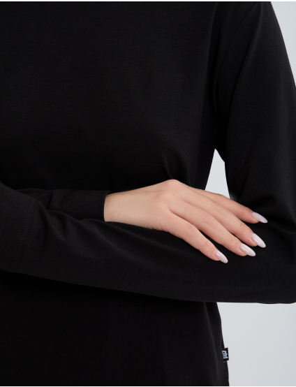 Картинка Лонгслів чорний