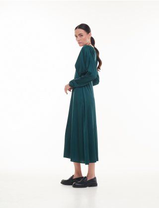 Картинка Сукня ELEGANT міді темно-елена