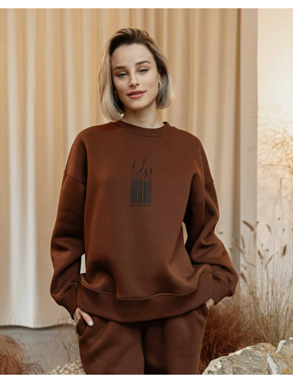 Картинка Світшот коричневий