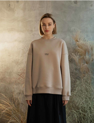 Картинка Бежевий світшот "Україна тут всередині"