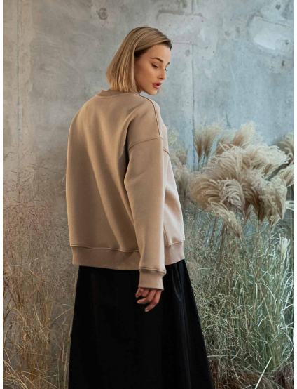 Картинка Бежевий світшот "Україна тут всередині"