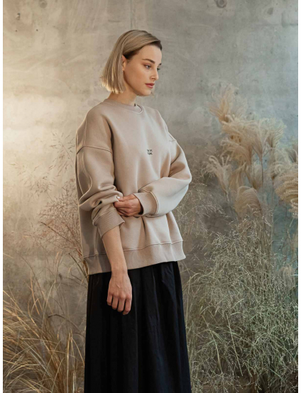 Картинка Бежевий світшот "Україна тут всередині"