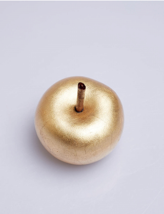 Картинка Скульптура "Яблуко" керамічна золота