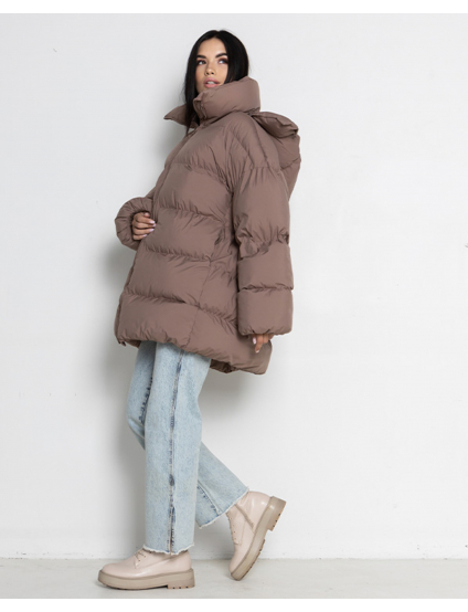 Картинка Пуховик світло-коричневий