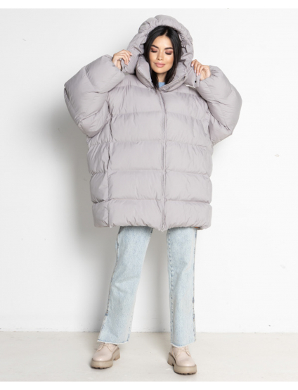 Картинка Пуховик світло-сірий