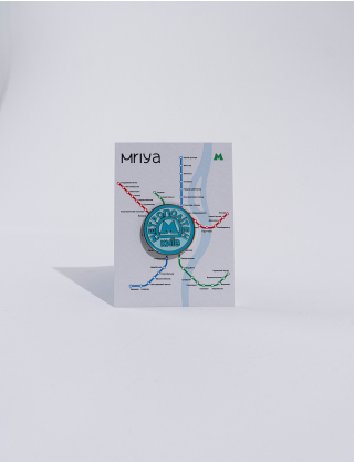 Картинка Значок жетон "Метро"