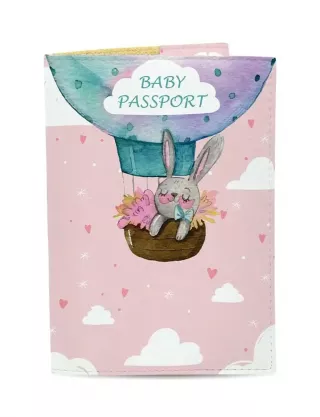Картинка Обкладинка на паспорт "Дитячий зайчик"