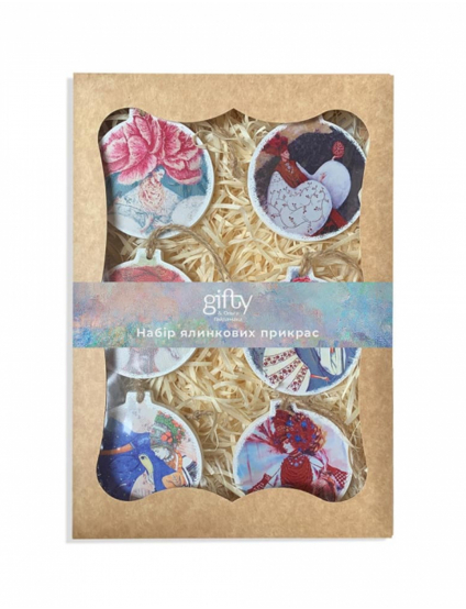 Картинка Набір ялинкових іграшок