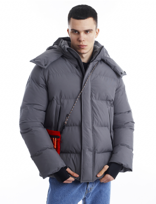 Картинка Пуховик сірий