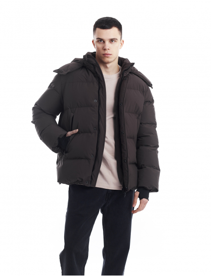 Картинка Пуховик коричневий