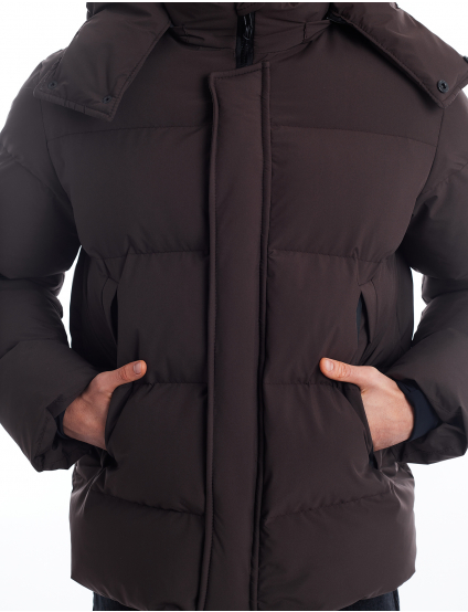 Картинка Пуховик коричневий