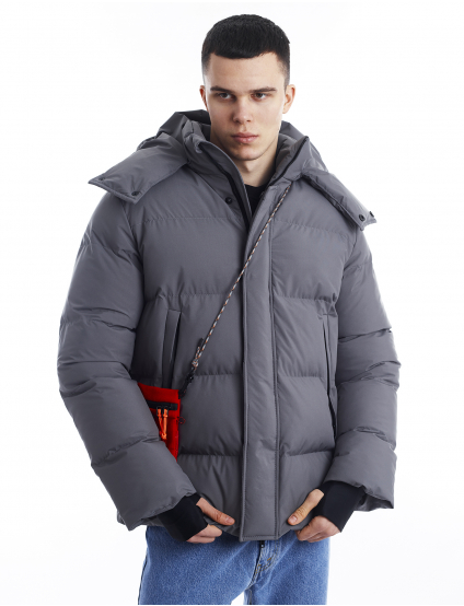 Картинка Пуховик сірий