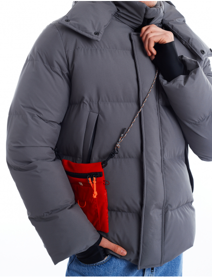 Картинка Пуховик сірий