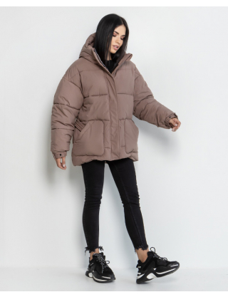 Картинка Пуховик світло-коричневий