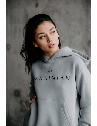 Картинка Худі "I'm Ukrainian" сіре