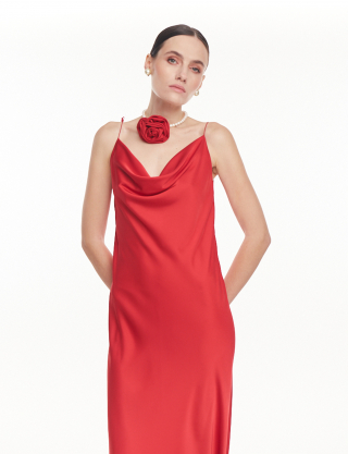 Картинка Сукня максі червона