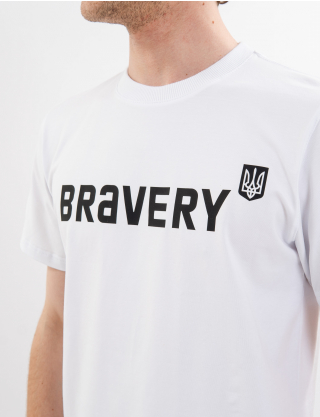Картинка Футболка "Bravery"  біла 