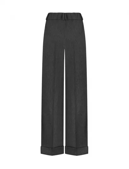 Картинка Брюки сірі з прошитими стрілками