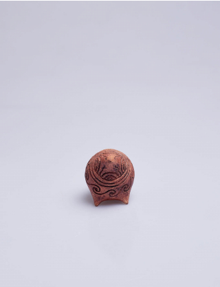 Картинка Скульптура "Зозулиця" керамічна коричнева