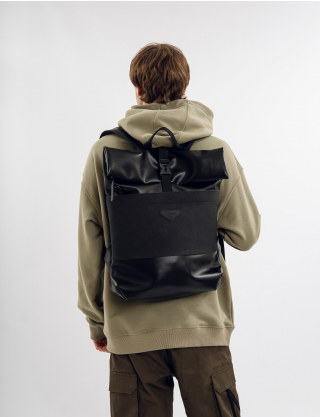 Картинка Рюкзак ROLLTOP POCKET 2 чорний