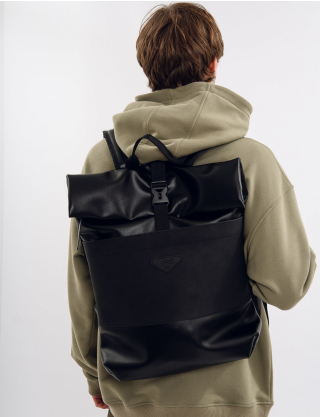 Картинка Рюкзак ROLLTOP POCKET 2 чорний