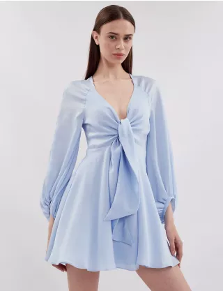 Картинка Сукня міні блакитна 