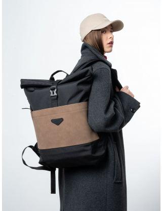 Картинка Рюкзак ROLLTOP POCKET 2 коричневий