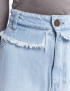 Картинка Спідниця міді джинсова блакитна
