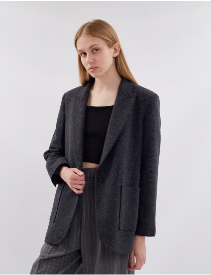Картинка Піджак "Бетті" графітовий