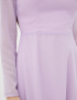 Картинка Сукня бузкова в білий горох