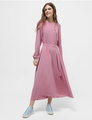 Картинка Сукня міді рожева