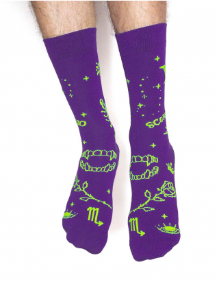 Картинка Шкарпетки "Scorpio" фіолетові