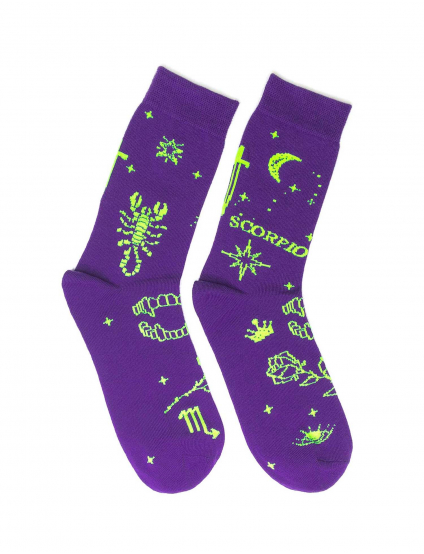 Картинка Шкарпетки "Scorpio" фіолетові