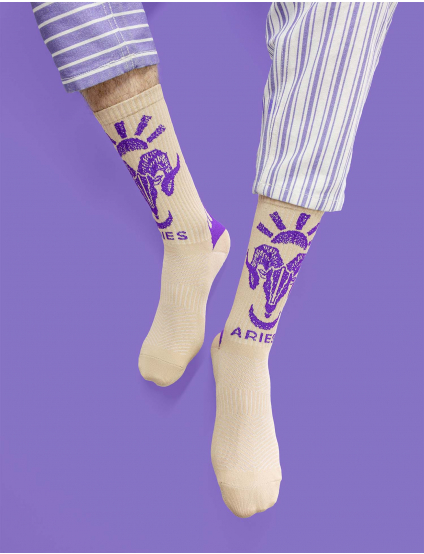 Картинка Шкарпетки «Овен» фіолетові